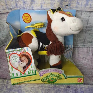 Cabbage Patch Kids Style 'N Care Pony Plush Horse Figure 2004 -- NIB